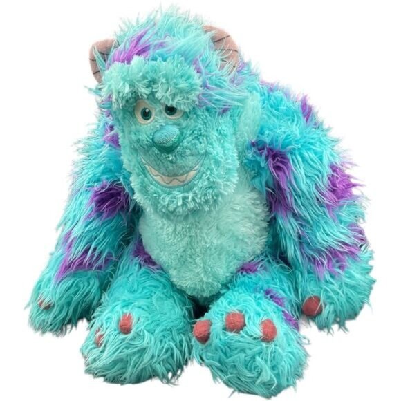 Disney Monsters Inc Sulley & Mike Wazowski Plush Stuffed Animal Set - Picture 2 of 10